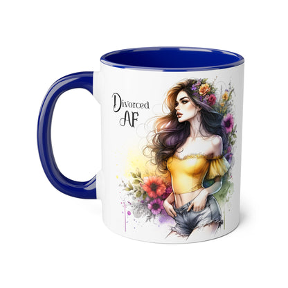 Mug - Divorced AF 11oz Accent Mug