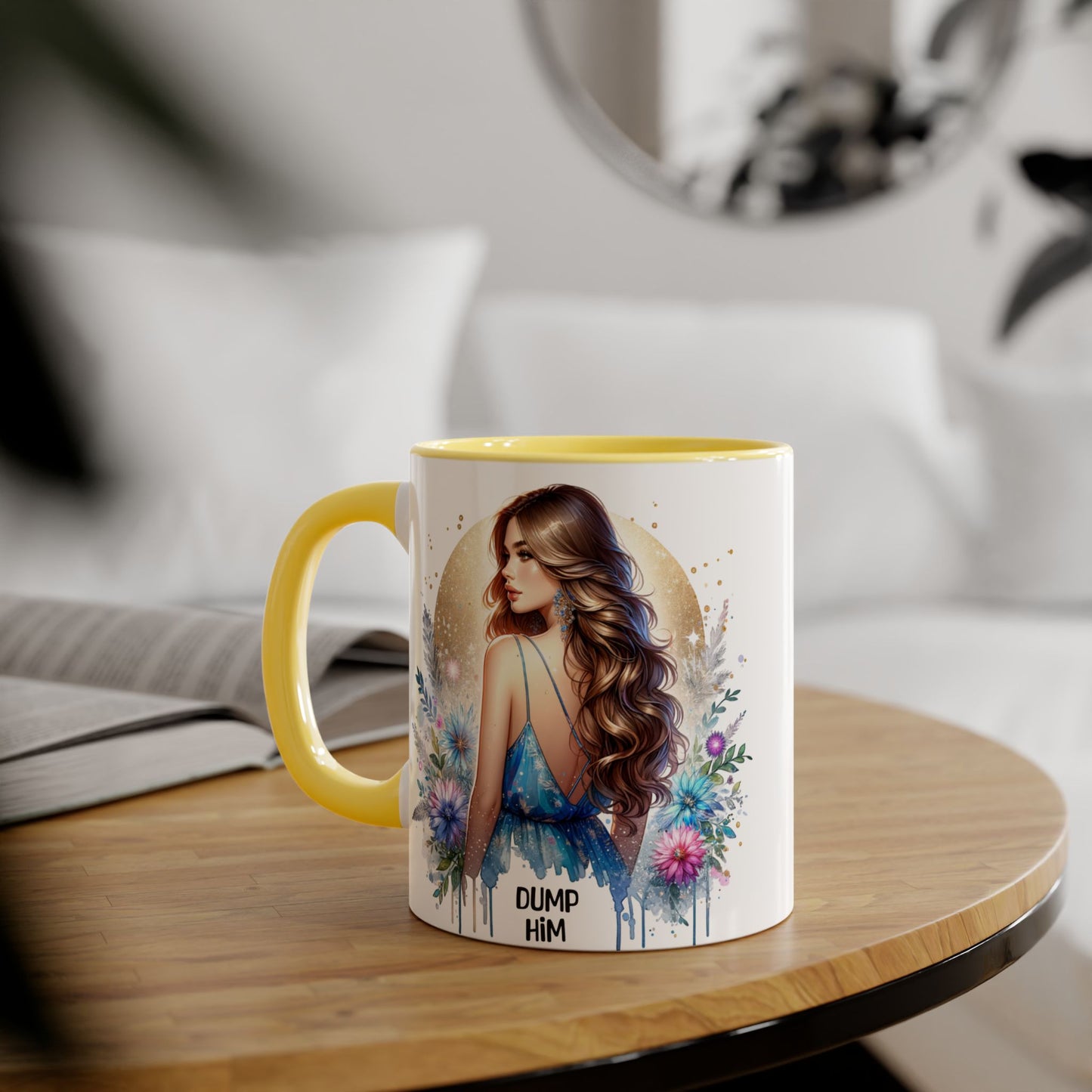 Blooming Beauty Coffee Mug, Floral Coffee Cup, Inspirational Mug Gift, Tea Lover's Accessory, Girly Mug for Friends