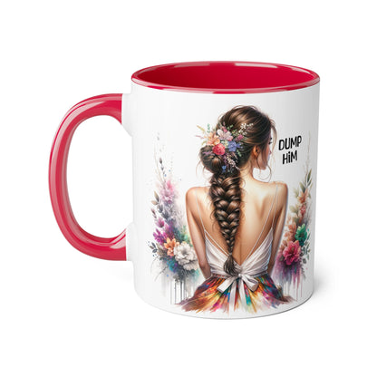 Dump Him Accent Mug