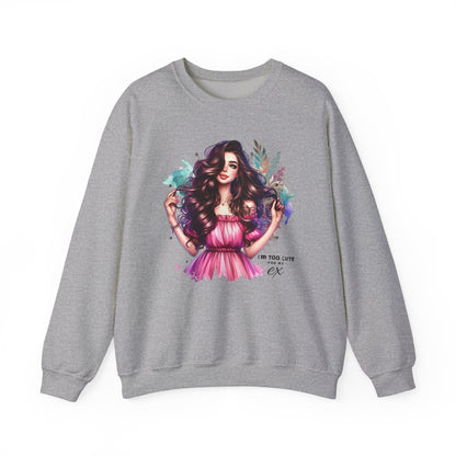 I'm Too Cute For My Ex Stylish Art Sweatshirt for Creative Souls | Perfect Gift for Friends or Yourself | Cozy Crewneck for Everyday Wear, Fashion, Art [...]