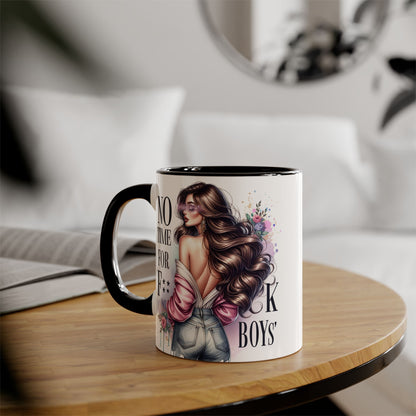 Funny Accent Mug - No Time For F*boys 11oz