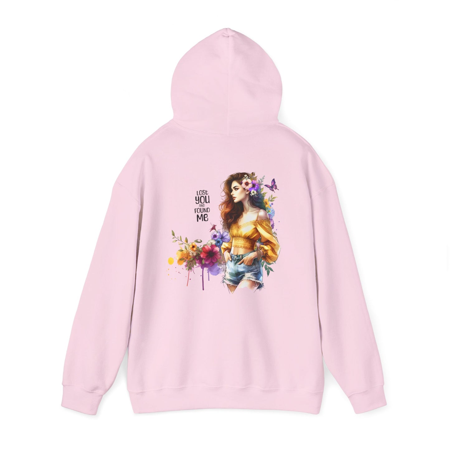 Breakup Hoodie - Unisex Hooded Sweatshirt Lost You and Found Me Design