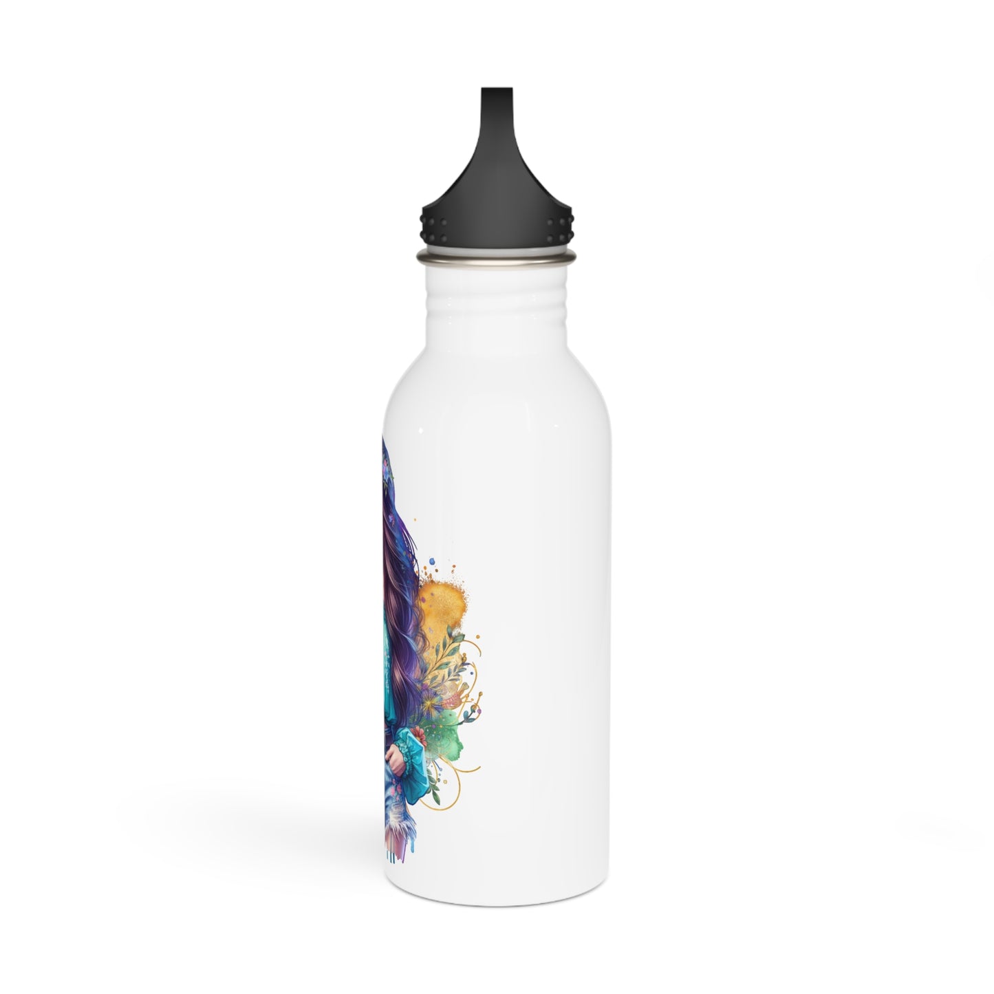 I Don't Make Mistakes, I Date Them Bohemian Water Bottle with Inspirational Quotes, Eco-Friendly Hydration, Gift for Nature Lovers, Fitness Enthusiasts, Travel Accessory
