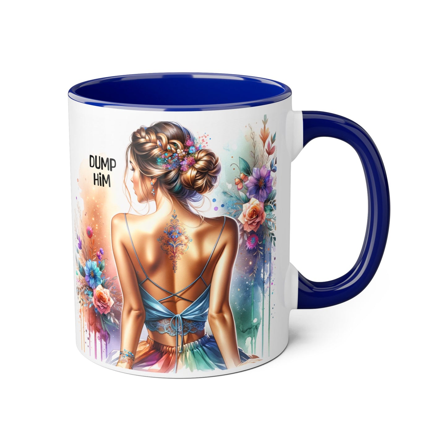 Dump Him Accent Mug