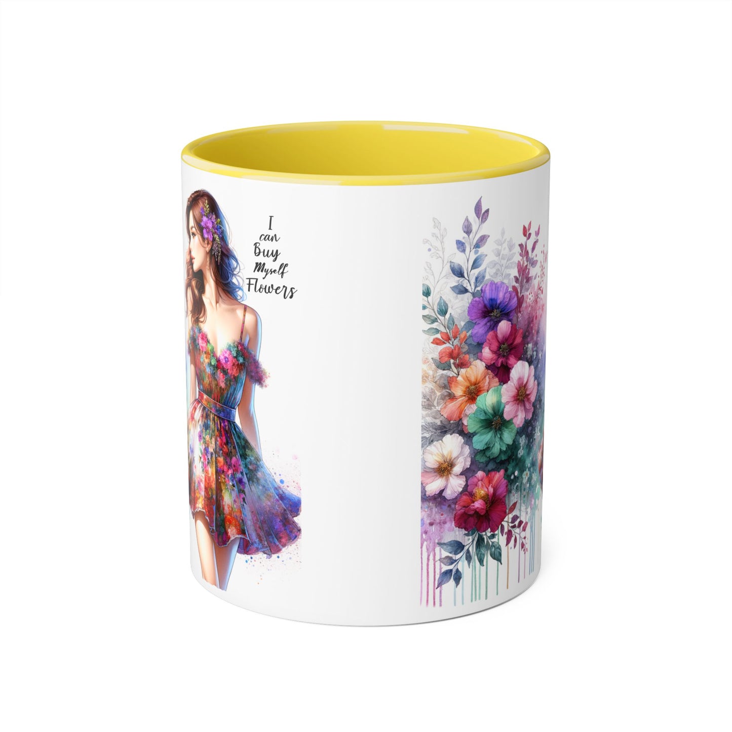 I Can Buy Myself Flowers Accent Mug, 11oz