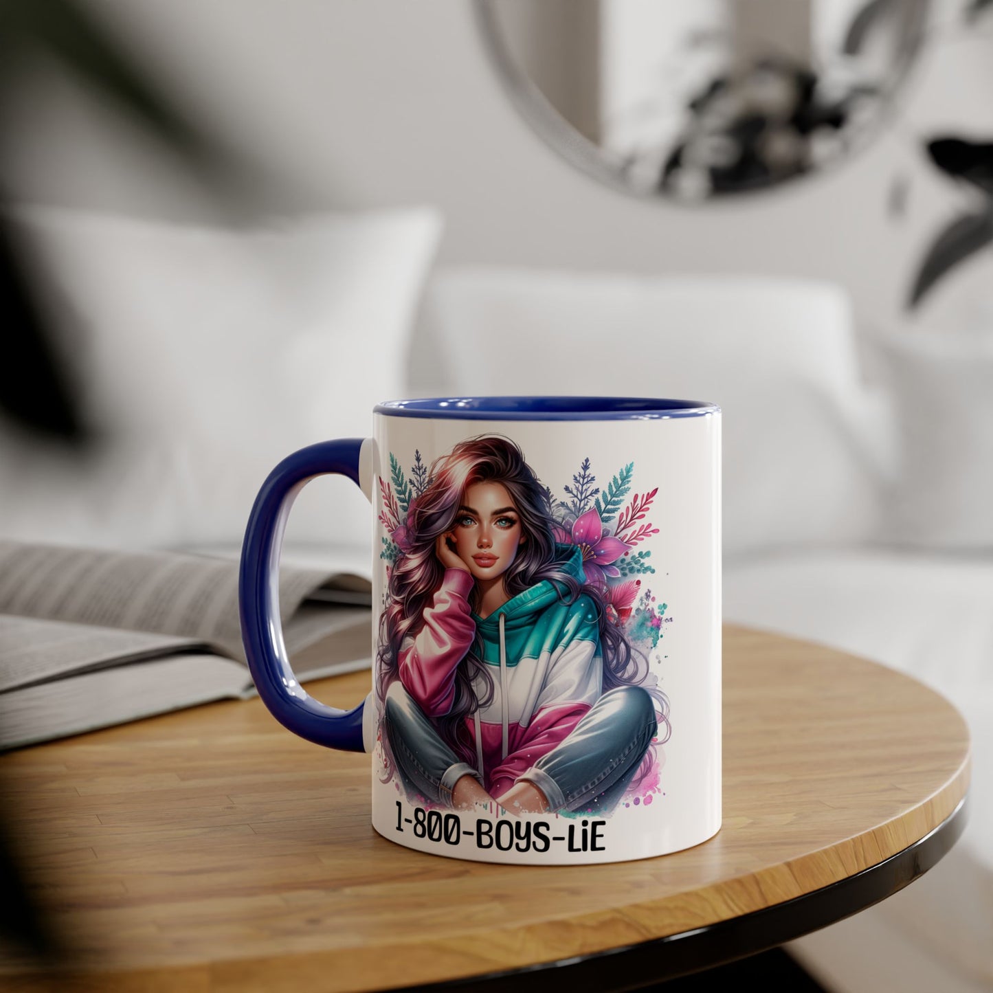 1-800-BOYS-LIE Colorful Feminine Accent Mug with Floral Design - Perfect for Stylish Coffee Lovers, Unique Gift for Birthdays, Holidays, and [...]