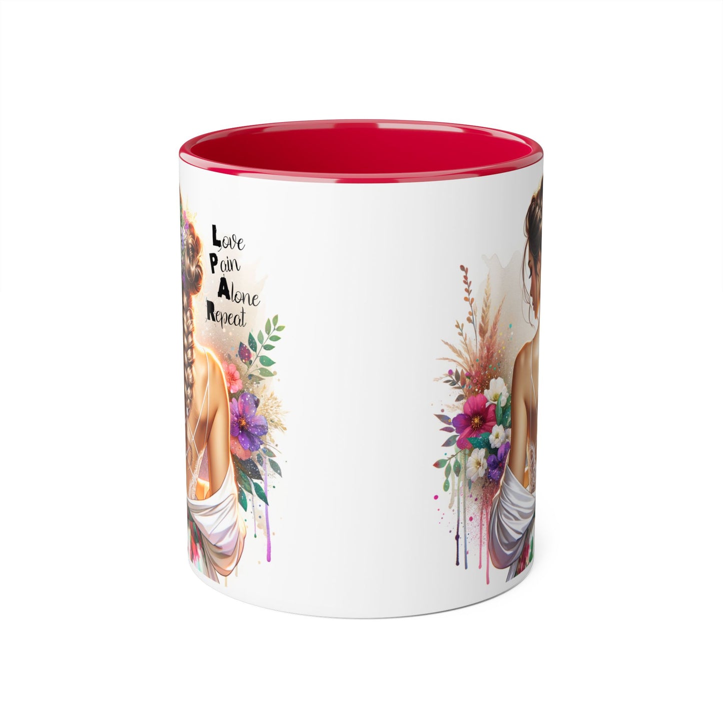 Inspirational Accent Mugs for Coffee Lovers, Beautiful Art, Gift for Friends, Motivational Quotes, Home Decor, Unique Office Mugs