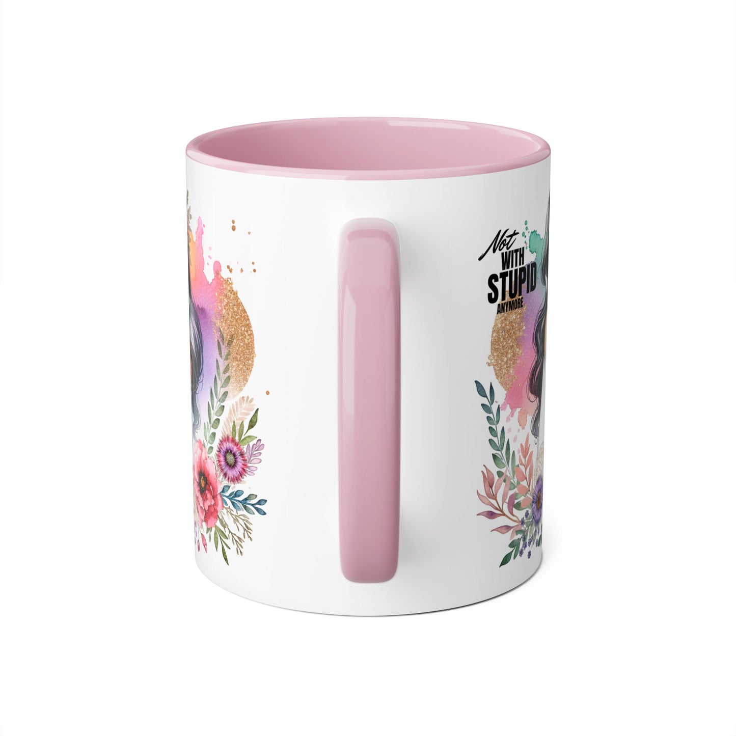 Mug - Not With Stupid Anymore Humoristic 11oz Accent Mug