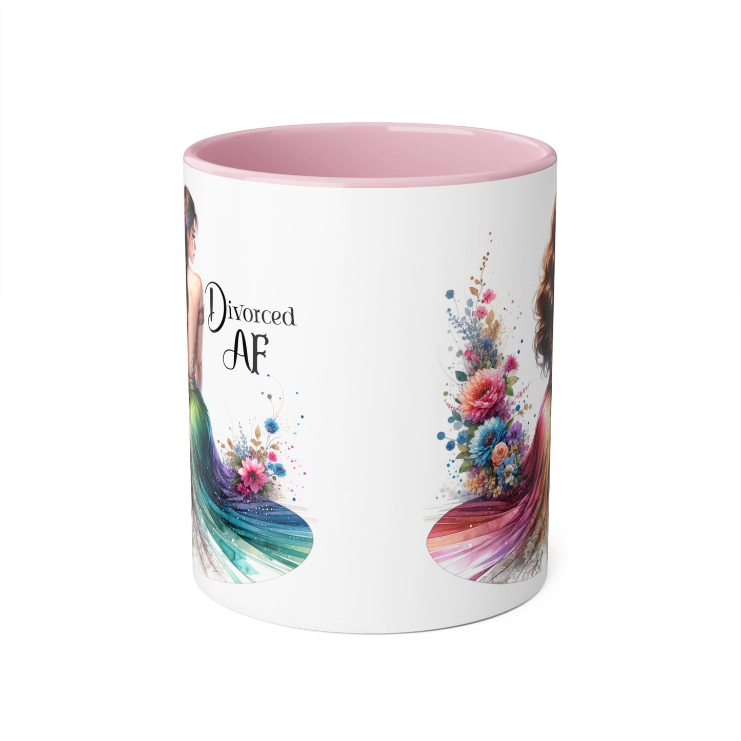 Divorce Celebration Mug, Colorful Accent Coffee Cup, Perfect Gift for Newly Divorced, Self-Care, Encouragement, Unique Coffee Lover Gift