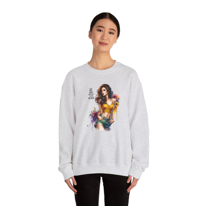 I Am My Own Happily Ever After  Stylish Inspirational Crewneck Sweatshirt, Cozy Unisex Pullover, Art Print Sweatshirt, Gift for Her, Everyday Wear, Colorful Design