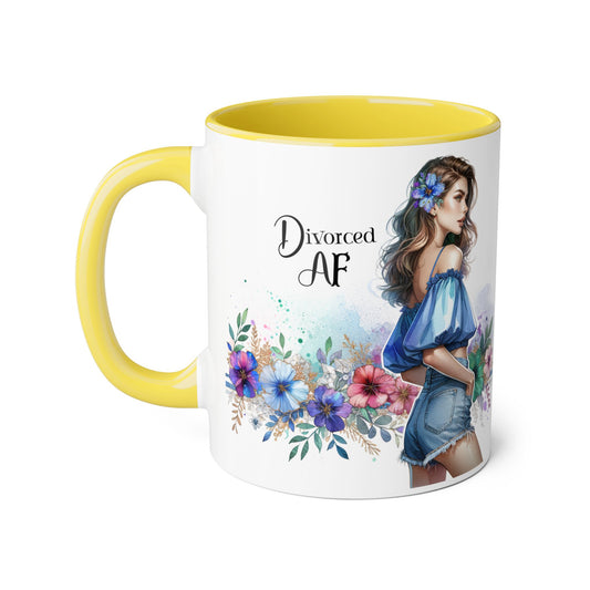 Divorced AF Accent Mug | Floral Design | Coffee Cup for Empowerment | Gift for Divorcees | Self-Care Mug | Celebrating New Beginnings [...]