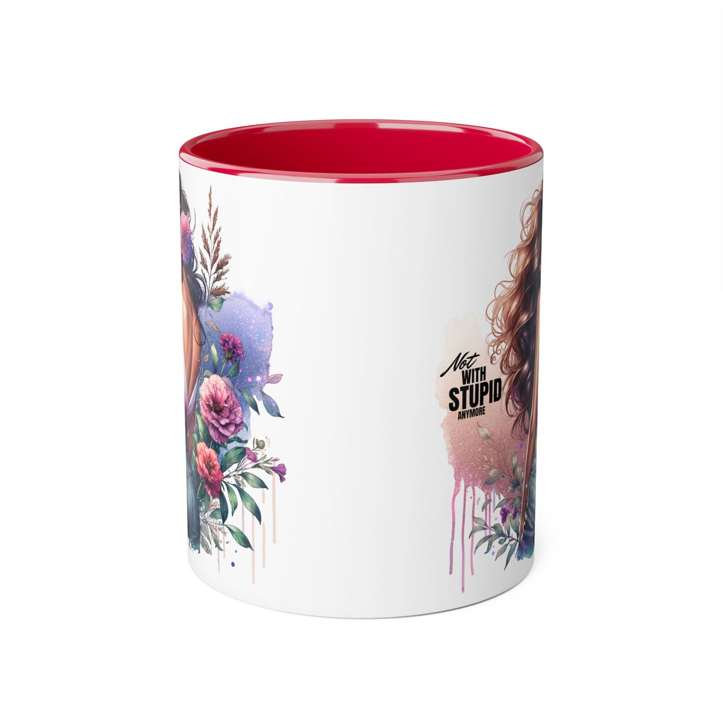 Mug - Not With Stupid Anymore Humoristic 11oz Accent Mug