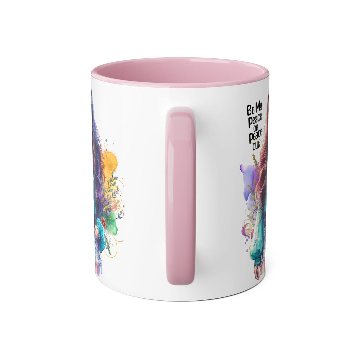 Mug - Be My Peace or Peace Out Accent Mug, 11oz