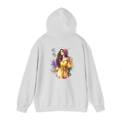 I Don`t Make Mistakes, I Just Date Them Vibrant Floral Art Hoodie - Unisex Heavy Blend Sweatshirt For Cozy Days, Ideal For Gift Giving, Casual Wear, Spring Celebrations