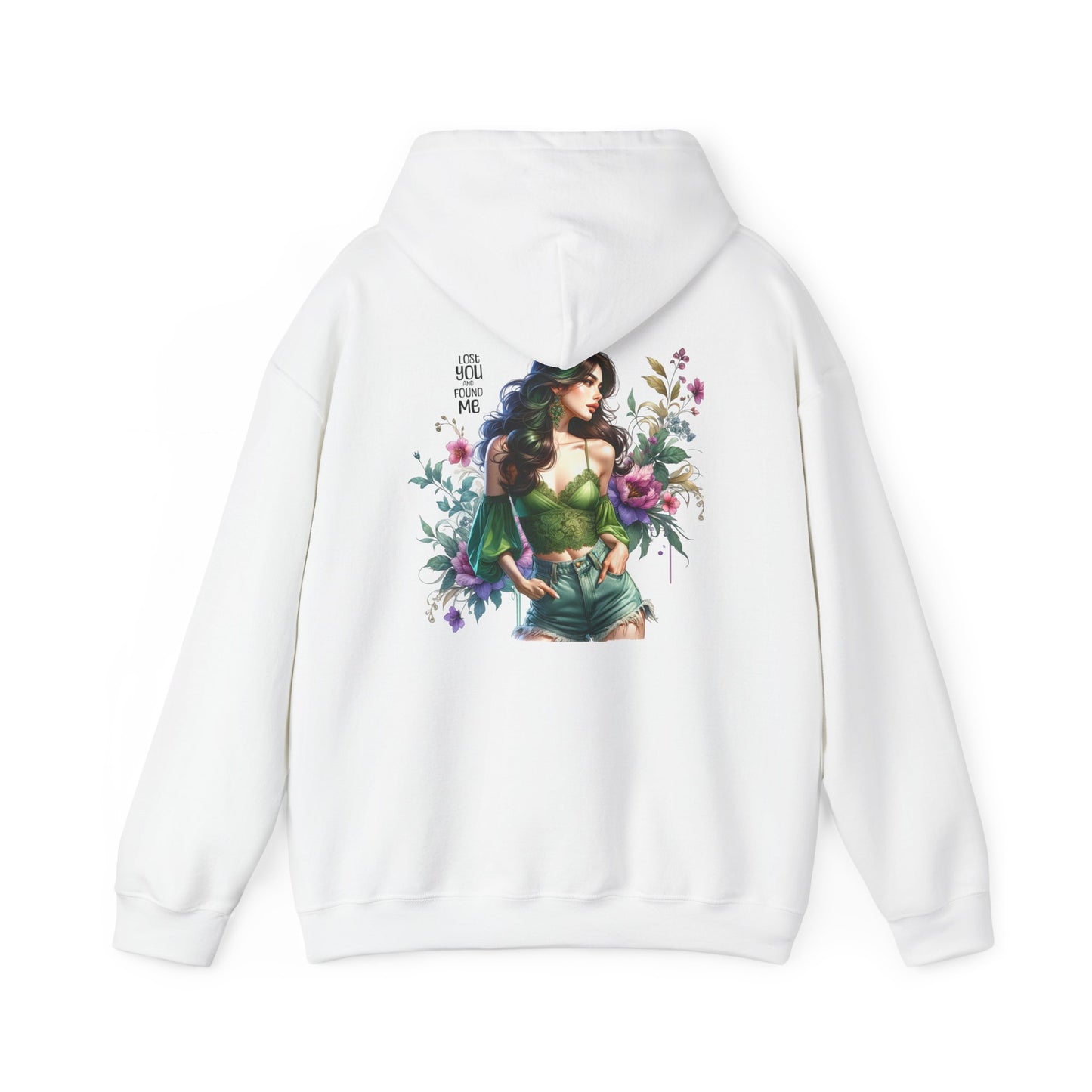Breakup Hoodie - Unisex Hooded Sweatshirt Lost You and Found Me Design