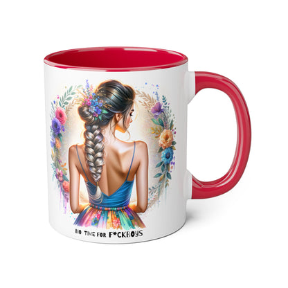 Funny Accent Mug - No Time For F*boys 11oz