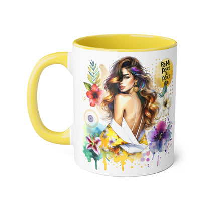 Mug - Be My Peace or Peace Out Accent Mug 11oz