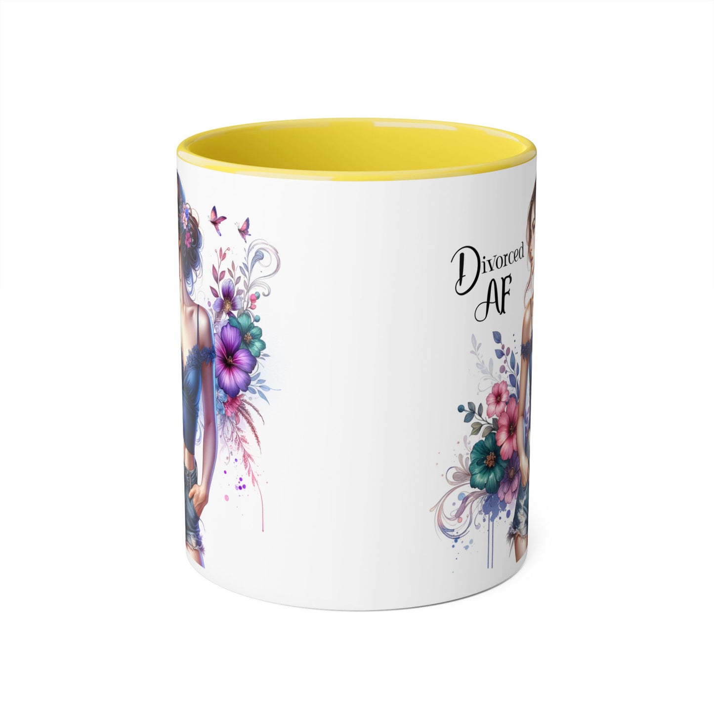 Mug - Divorced AF 11oz Accent Mug