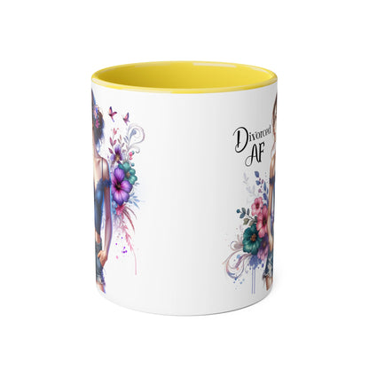 Mug - Divorced AF 11oz Accent Mug