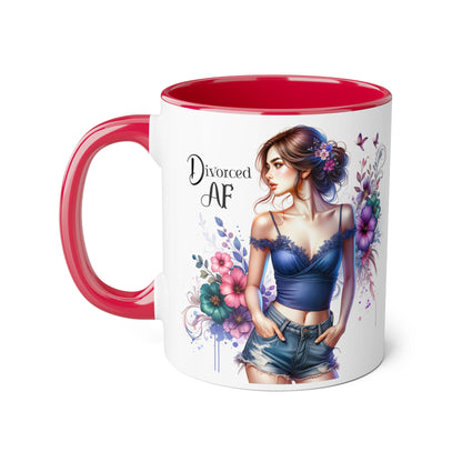 Mug - Divorced AF 11oz Accent Mug