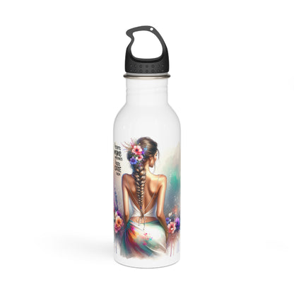 Stainless Steel Water Bottle-'I Don't Make Mistakes, I Date Them.'