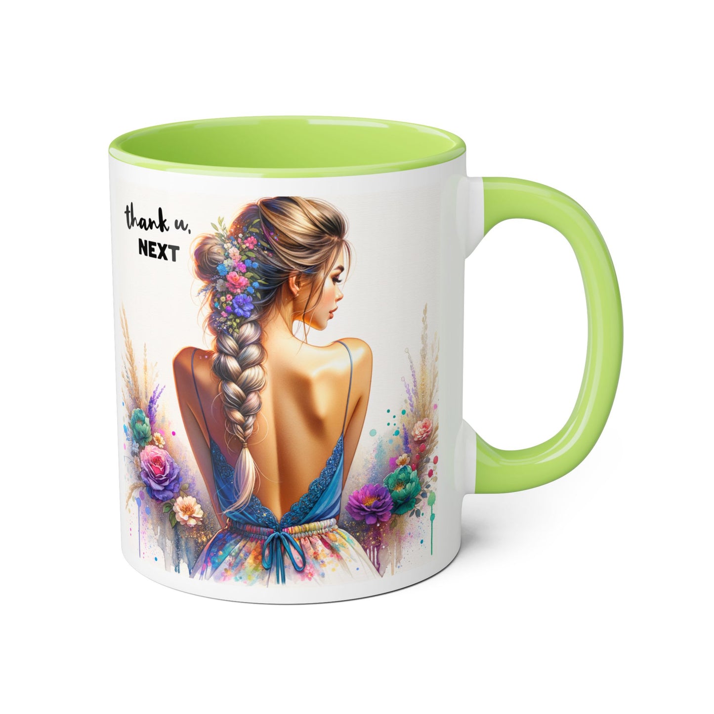 Thank U, Next Colorful Floral Thank You Mug - Perfect Gift for Friends, Birthdays, Celebrations, Coffee Lovers, Tea Time