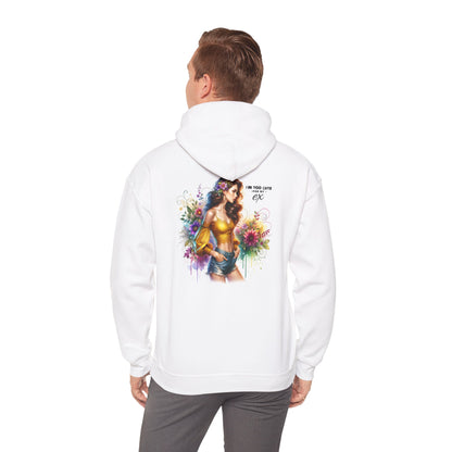 I'm Too Cute For My Ex Colorful Artistic Unisex Hoodie for Cozy Days, Casual Sweatshirt, Gift for Her, Trendy Outfit, Art-Inspired Wear