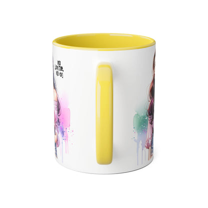 It's Not Me, It's You Humoristic Vibrant Accent Mug, Espresso Lover's Gift, Stunning Art Print Mug, Unique Coffee Cup, Colorful Tea Mug, Perfect for Birthdays, Cozy Vibes