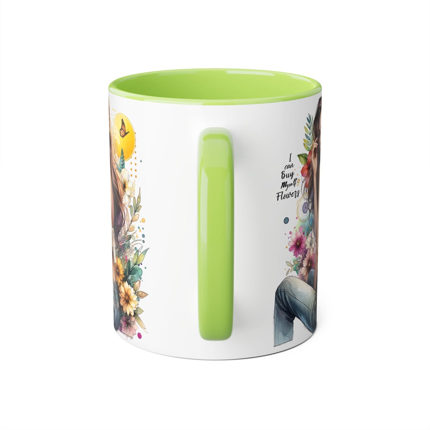 I Can Buy Myself Flowers Floral Beauty Accent Mug - Perfect Gift for Coffee Lovers, Tea Enthusiasts, Floral Decor, Mother's Day, Birthday Present