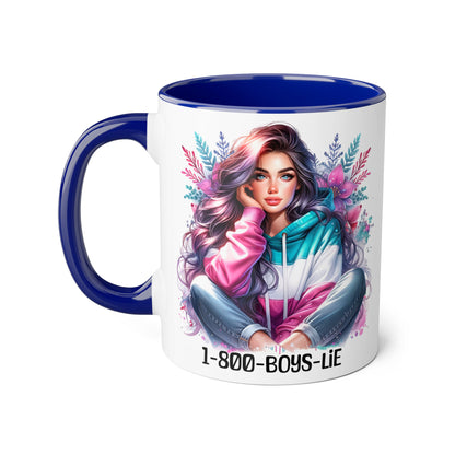 1-800-BOYS-LIE Colorful Feminine Accent Mug with Floral Design - Perfect for Stylish Coffee Lovers, Unique Gift for Birthdays, Holidays, and [...]