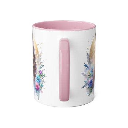 Single AF Gorgeous Floral Accent Mug, Perfect for Coffee Lovers, Unique Gift for Her, Boho Aesthetic, Personalized Tea Mug, Great for Birthdays