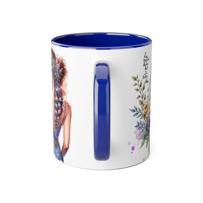 I Was Married Before But I'm Better Now Beautiful Floral Accent Mug - Inspirational Coffee Cup, Gift for Her, Home Decor, Tea Lover, Mother's Day, Birthday