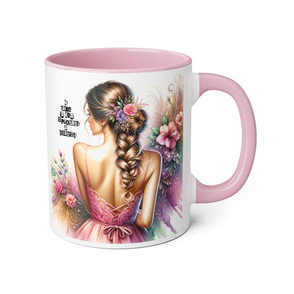 Funny Accent Mug - My Taste in Men is Probably a Disability Humor 11oz Cup