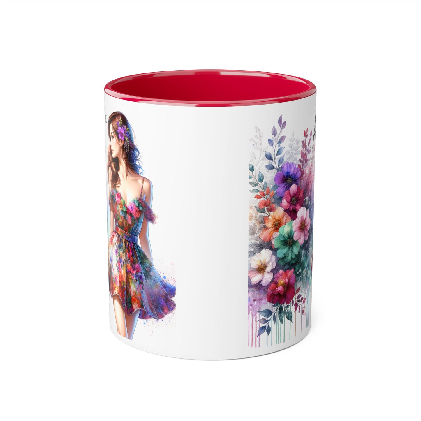 Yuck Fou Floral Accent Mug, 11oz Coffee Cup, Colorful Gift for Her, Art-Inspired Tea Mug, Unique Ceramic Drinkware, Birthday, Mother's Day, [...]