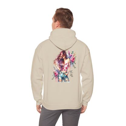 I Don`t  Make Mistakes, I Just Date Them Floral Art Unisex Hoodie | Cozy Sweatshirt for Women, Gift for Her, Spring Fashion, Relaxed Style, Stylish Sweatshirt