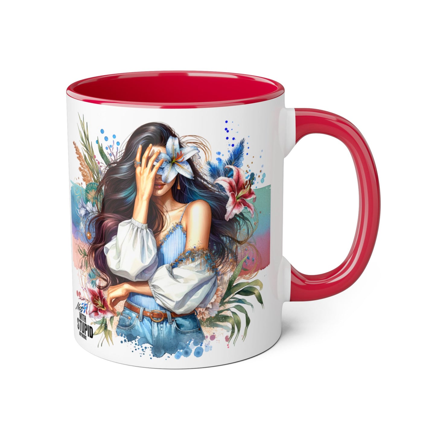 Mug - Not With Stupid Anymore Humoristic 11oz Accent Mug