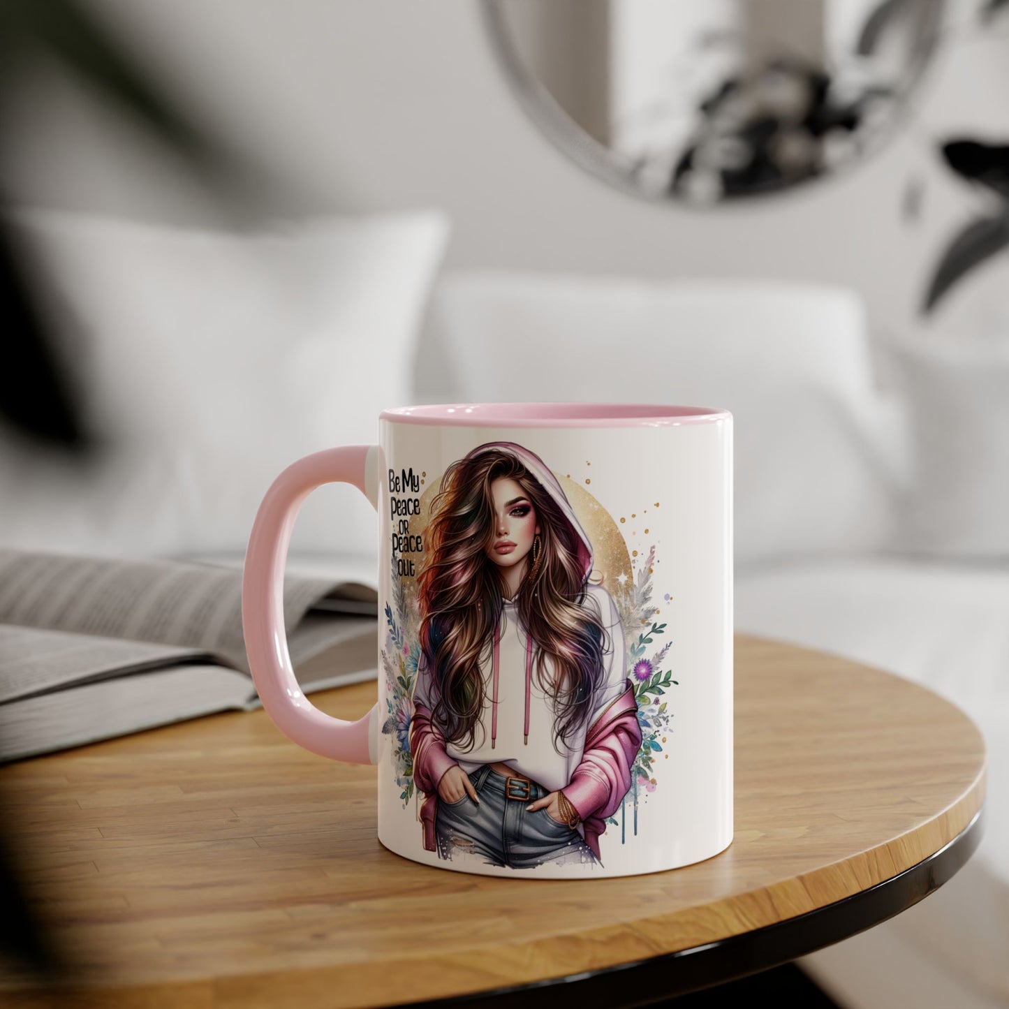 Mug - Be My Peace or Peace Out Accent Mug