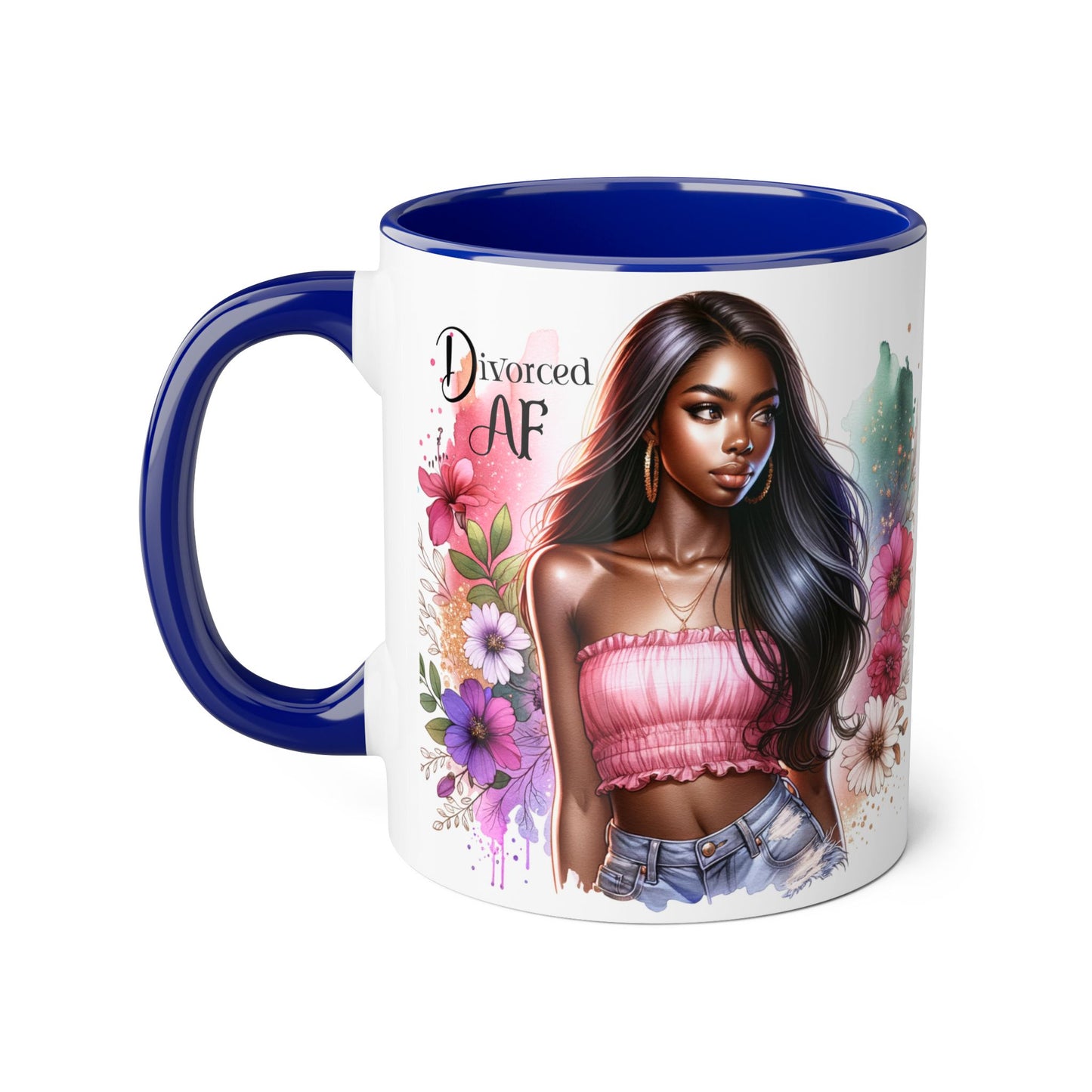 Divorced AF Accent Mug