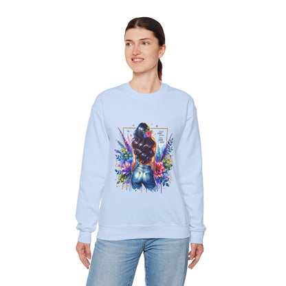 I Don`t  Make Mistakes, I Just Date Them Colorful Art Sweatshirt, Stylish Crewneck, Floral Design, Unisex Apparel, Gift for Her, Cozy Fashion, Unique Artwork Sweatshirt