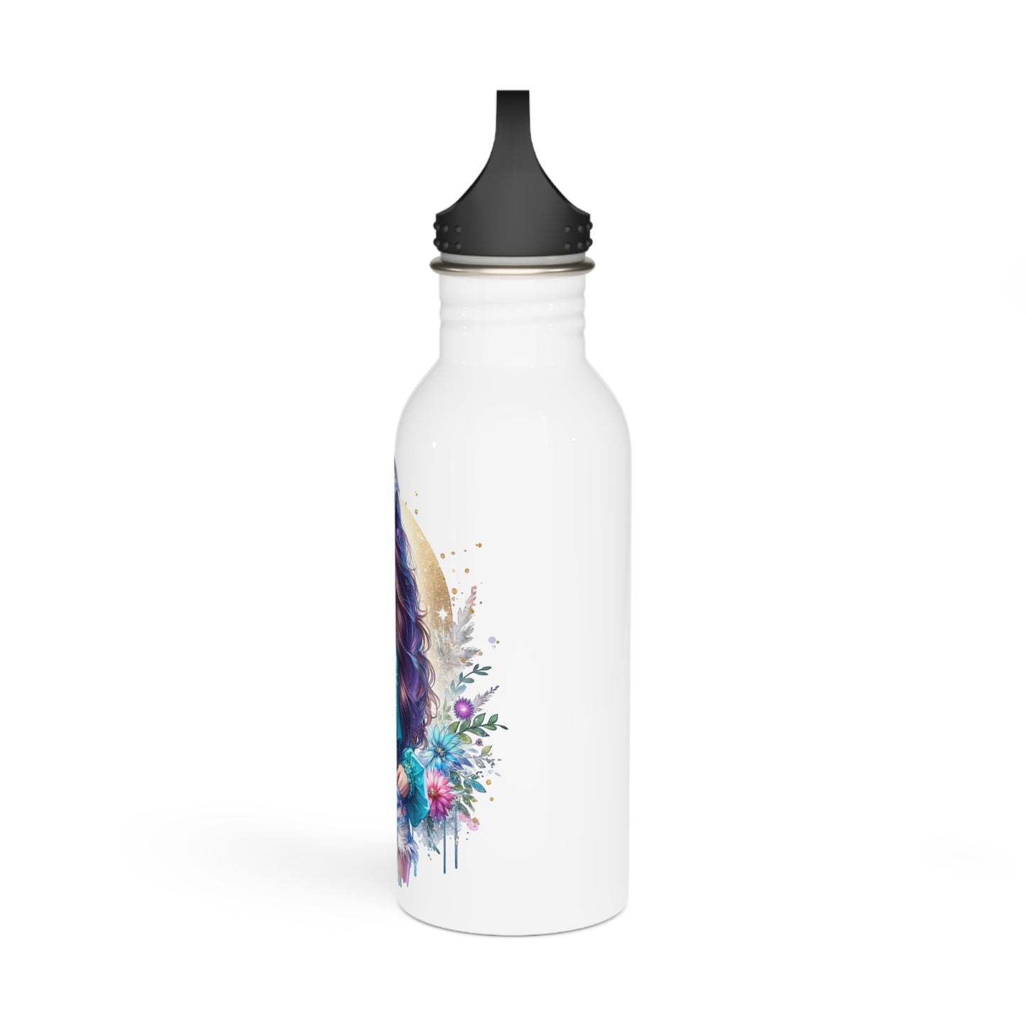 Thank U, Next Bohemian Style Stainless Steel Water Bottle - Eco-Friendly Hydration, Reusable Gift, Inspirational Design, Nature Lover, Travel Accessory