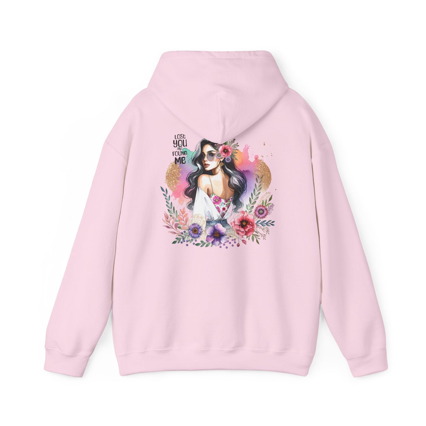 Breakup Hoodie - Unisex Hooded Sweatshirt Lost You and Found Me Design