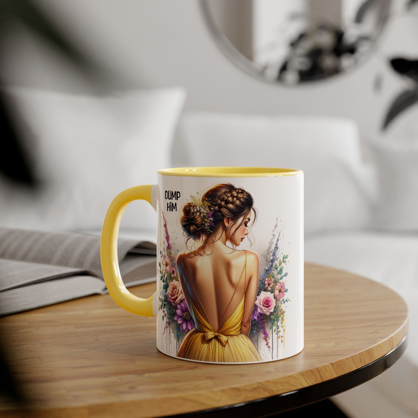 Dump Him Funny Accent Mug 11oz