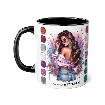 Funny Accent Mug - No Time For F*boys 11oz