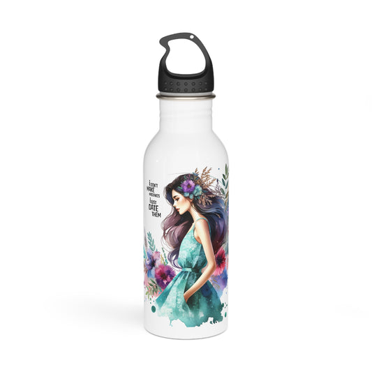 I Don't Make Mistakes, I Date Them Stylish Stainless Steel Water Bottle with Floral Design, Eco-Friendly Gift for Nature Lovers, Hydration Travel Companion, Fitness [...]