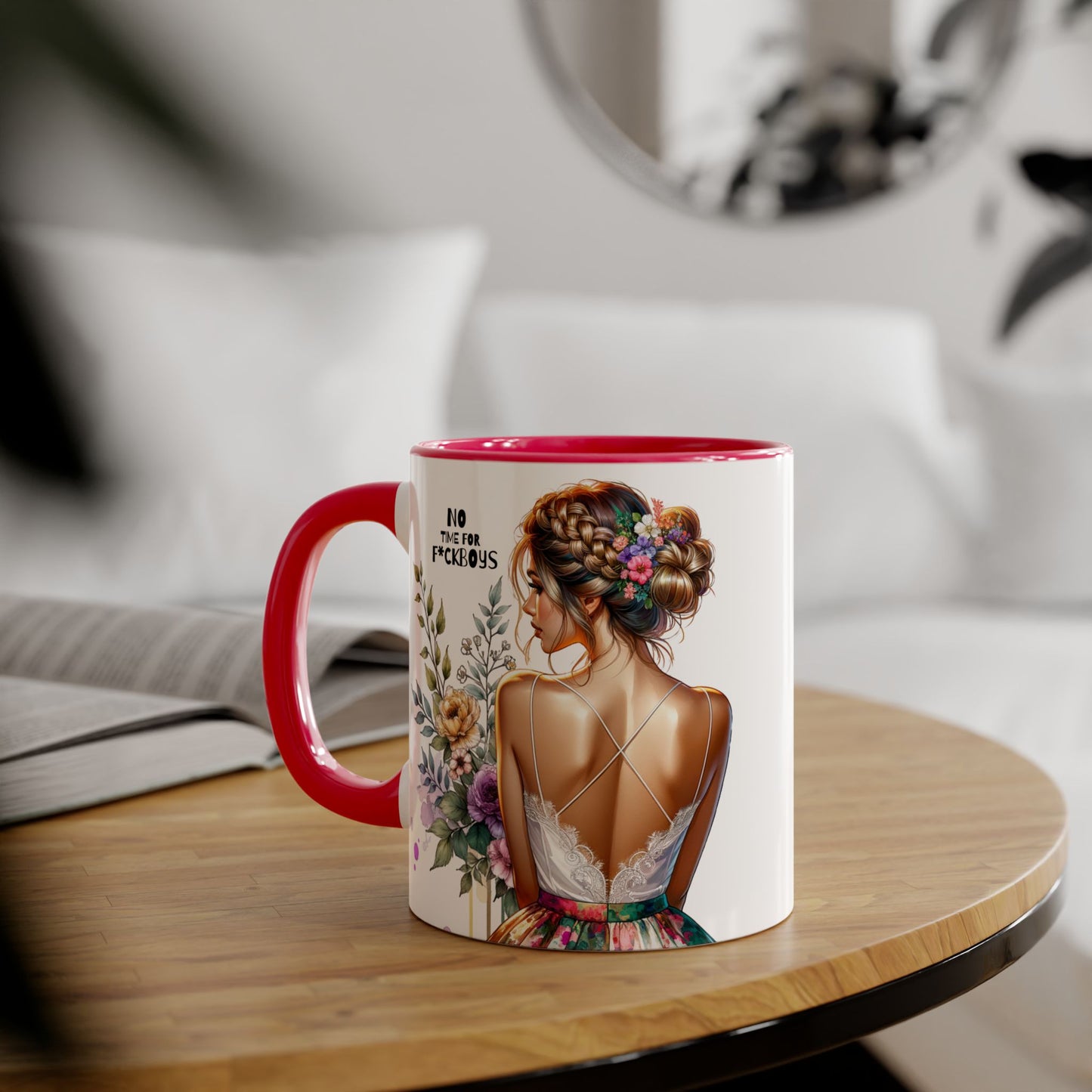 Funny Accent Mug - No Time For F*boys 11oz