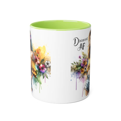 Empowering Divorced AF Accent Mug | Inspirational Coffee Cup for Fostering Positivity, Self-Care, Gifts for Newly Divorced, [...]