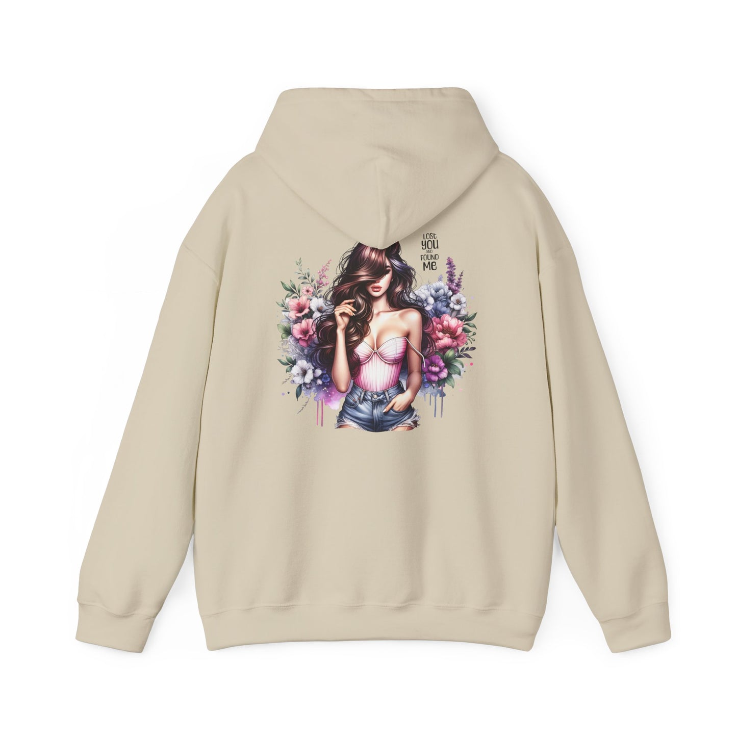 Breakup Hoodie - Unisex Hooded Sweatshirt Lost You and Found Me Design