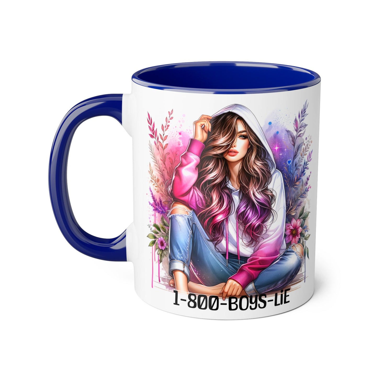 Stylish Accent Mug, 1-800-BOYS-DIE, Trendy Gift for Coffee Lovers, Aesthetic Drinkware for Home/Office, Perfect for Birthdays and [...]