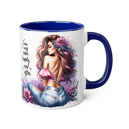 I Am My Own Happily Ever After Empowering Self-Love Accent Mug - 11oz
