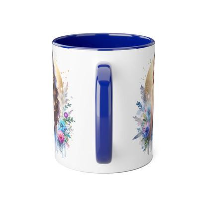 Straight Outta Divorced Humoristic Floral Accent Mugs - Unique Gift for Coffee Lovers, Home Decor, Birthday Gift, Art Mug, Personalized Drinkware